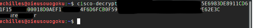 Cisco Decrypt